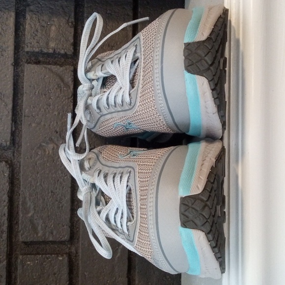 Women's Blue Gray Mighty Walk Gravity Defyer Comfort Fit Athletic Shoes - Picture 6 of 10